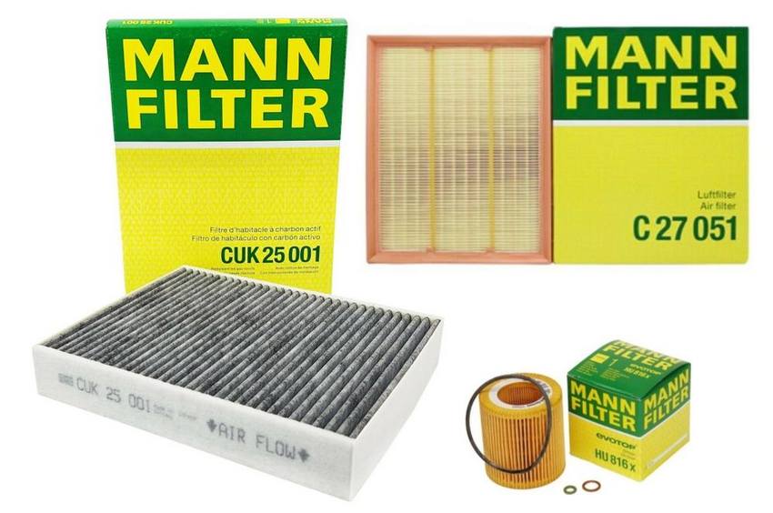 BMW Filter Service Kit 64119237555 - MANN-FILTER 1645287KIT